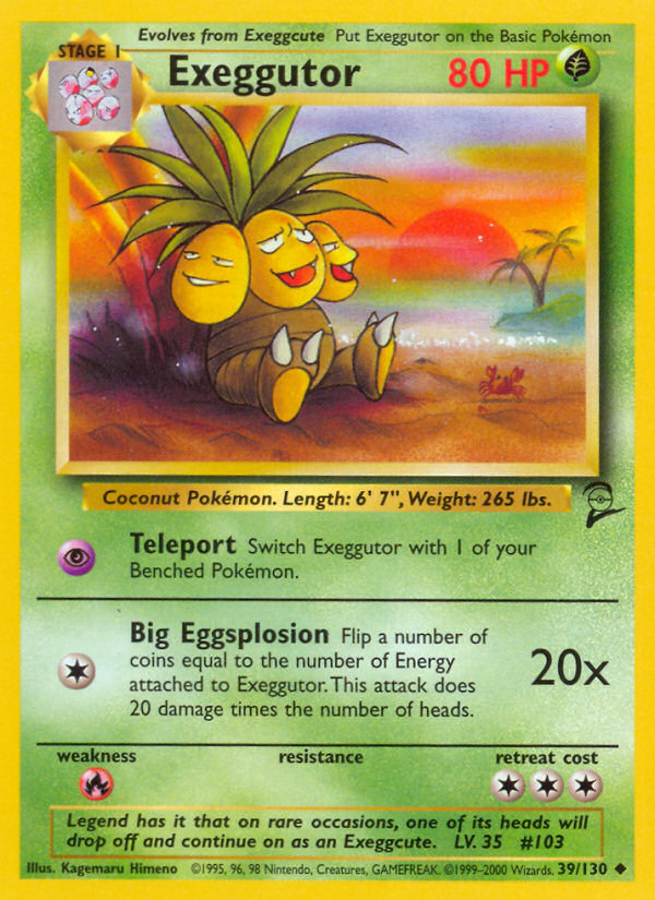 Exeggutor (39/130) [Base Set 2] | RetroPlay Games