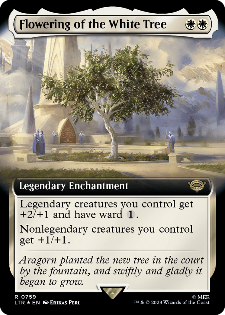 Flowering of the White Tree (Extended Art) (Surge Foil) [The Lord of the Rings: Tales of Middle-Earth] | RetroPlay Games