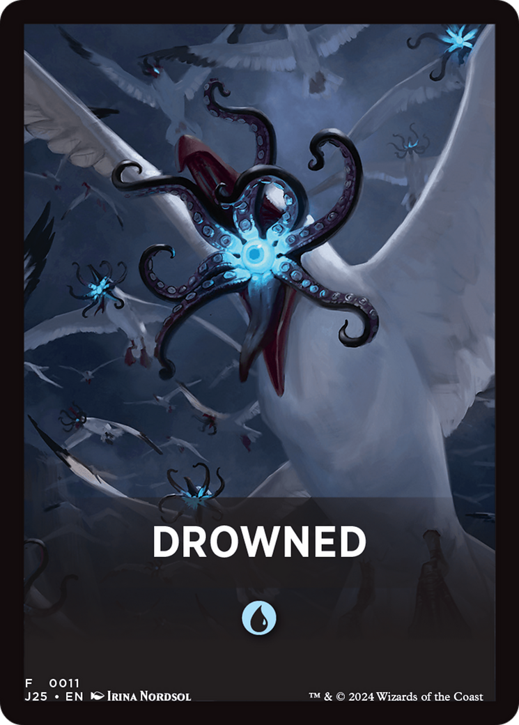 Drowned Theme Card [Foundations Jumpstart Front Cards] | RetroPlay Games