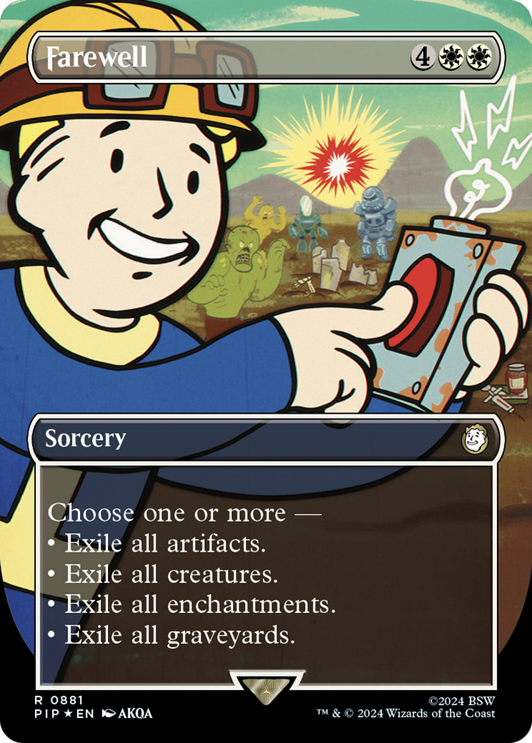 Farewell (Borderless) (Surge Foil) [Fallout] | RetroPlay Games