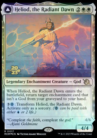 Heliod, the Radiant Dawn // Heliod, the Warped Eclipse [March of the Machine Prerelease Promos] | RetroPlay Games