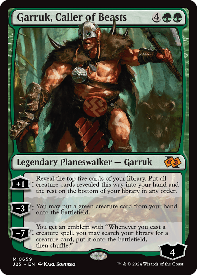 Garruk, Caller of Beasts [Foundations Jumpstart] | RetroPlay Games