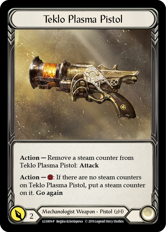 Teklo Plasma Pistol [LGS009-P] (Promo)  1st Edition Cold Foil | RetroPlay Games