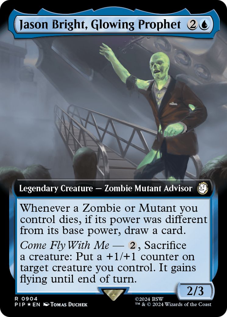 Jason Bright, Glowing Prophet (Extended Art) (Surge Foil) [Fallout] | RetroPlay Games