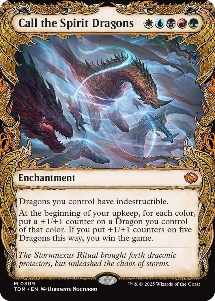 Call the Spirit Dragons (Showcase) [Tarkir: Dragonstorm] | RetroPlay Games