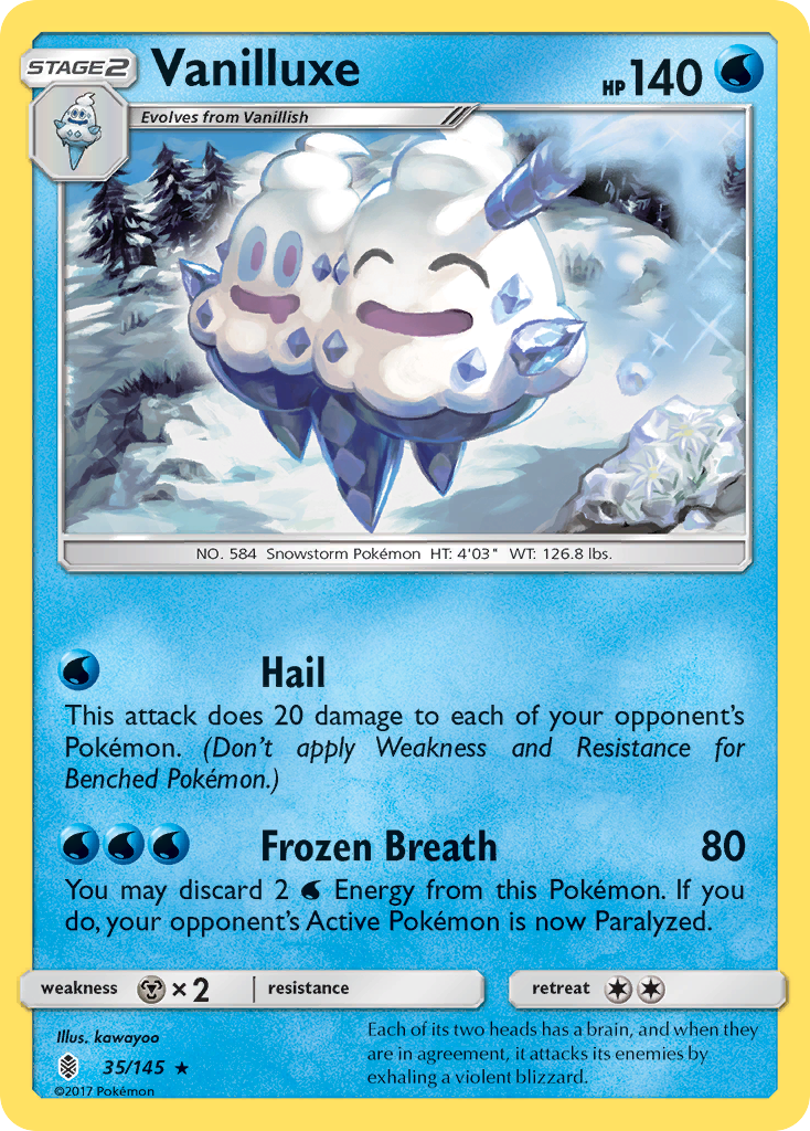 Vanilluxe (35/145) [Sun & Moon: Guardians Rising] | RetroPlay Games