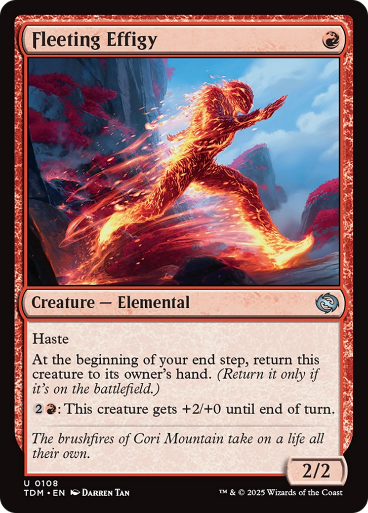 Fleeting Effigy [Tarkir: Dragonstorm] | RetroPlay Games
