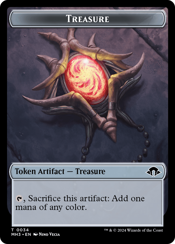 Treasure Token [Modern Horizons 3 Tokens] | RetroPlay Games