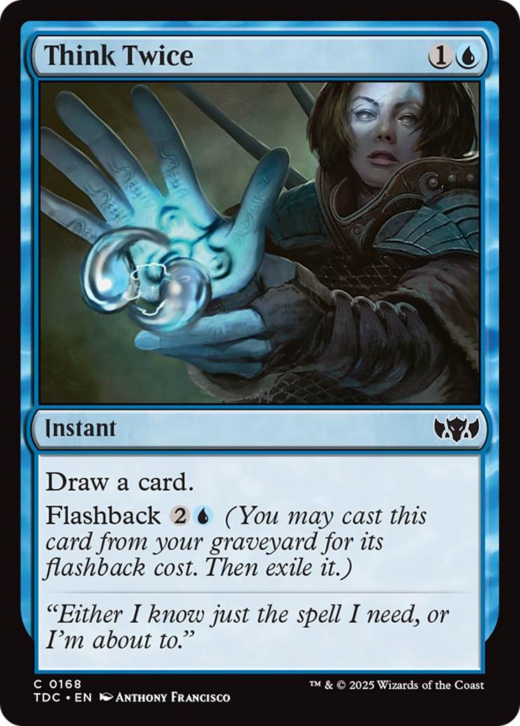 Think Twice [Tarkir: Dragonstorm Commander] | RetroPlay Games