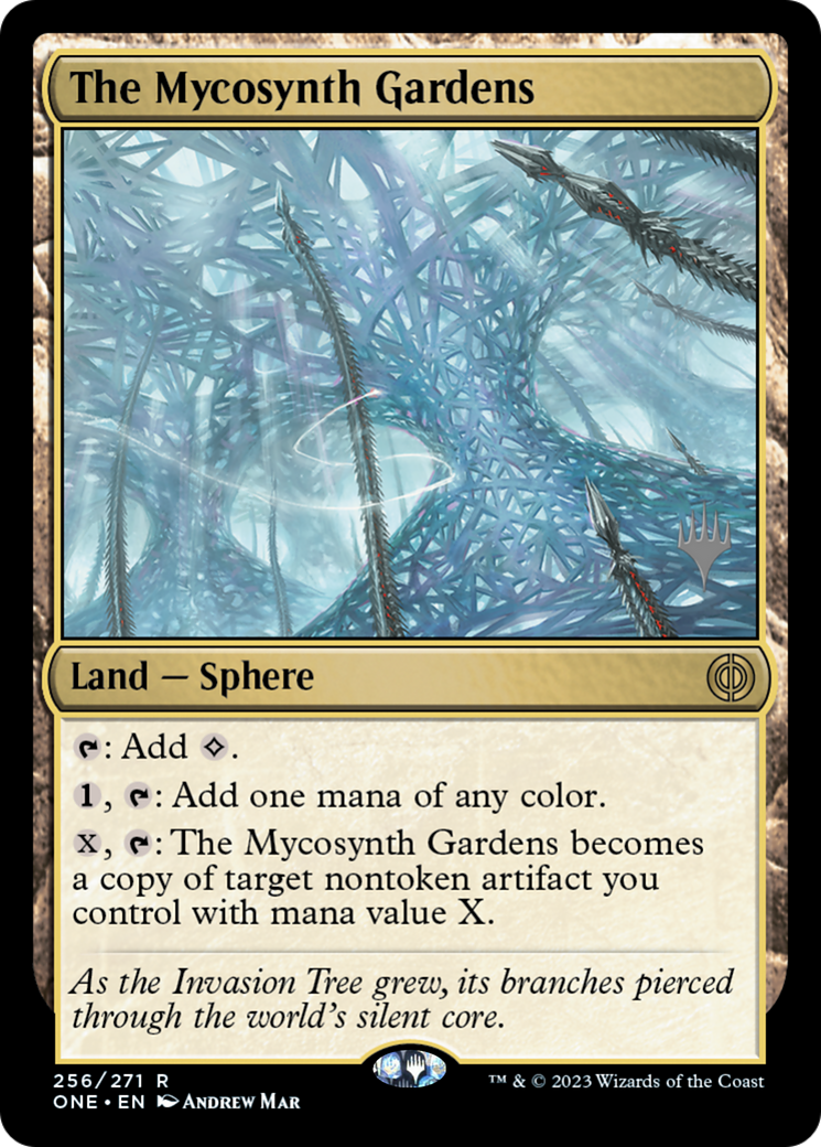 The Mycosynth Gardens (Promo Pack) [Phyrexia: All Will Be One Promos] | RetroPlay Games