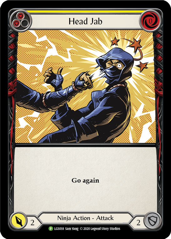 Head Jab (Yellow) [LGS018] (Promo)  Rainbow Foil | RetroPlay Games