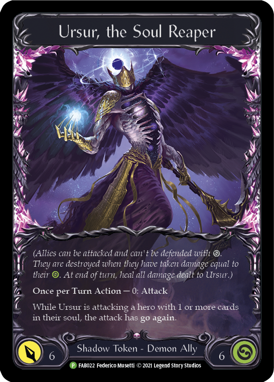 Ursur, the Soul Reaper [FAB022] (Promo)  Cold Foil | RetroPlay Games