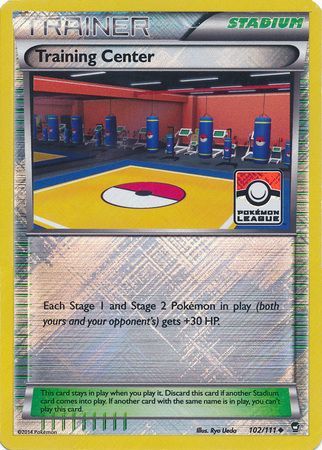 Training Center (102/111) (League Promo) [XY: Furious Fists] | RetroPlay Games