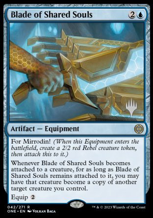 Blade of Shared Souls (Promo Pack) [Phyrexia: All Will Be One Promos] | RetroPlay Games