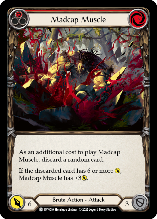 Madcap Muscle (Red) [DYN019] (Dynasty)  Rainbow Foil | RetroPlay Games