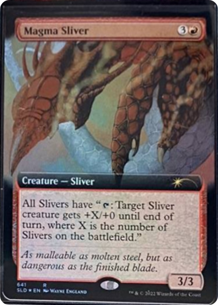 Magma Sliver (Extended Art) [Secret Lair Drop Series] | RetroPlay Games