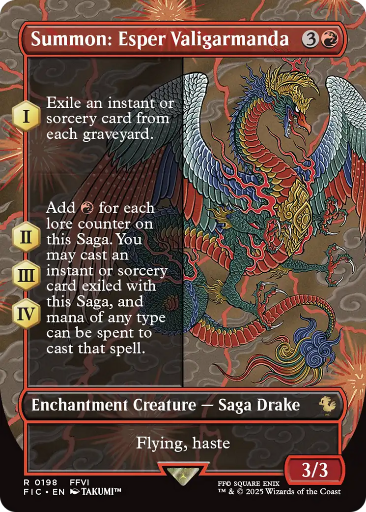 Summon: Esper Valigarmanda (Borderless) [FINAL FANTASY Commander] | RetroPlay Games