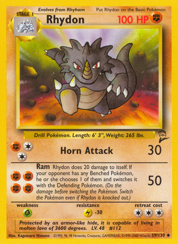 Rhydon (59/130) [Base Set 2] | RetroPlay Games