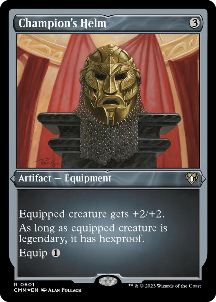 Champion's Helm (Foil Etched) [Commander Masters] | RetroPlay Games