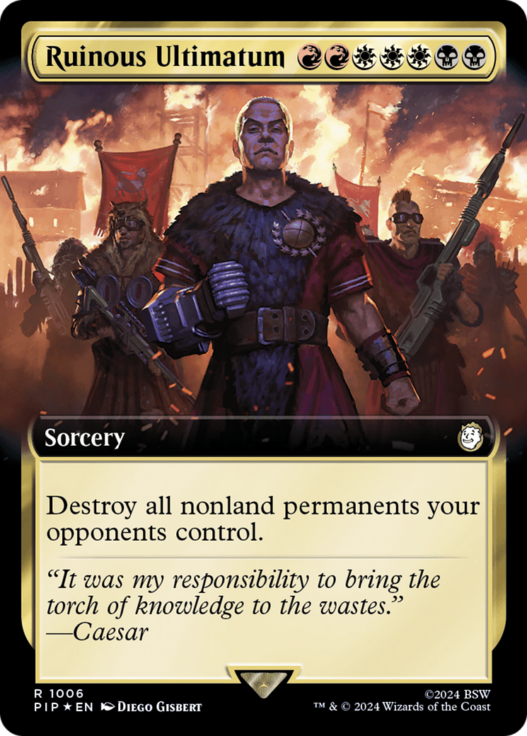 Ruinous Ultimatum (Extended Art) (Surge Foil) [Fallout] | RetroPlay Games