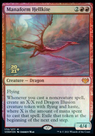 Manaform Hellkite [Innistrad: Crimson Vow Prerelease Promos] | RetroPlay Games