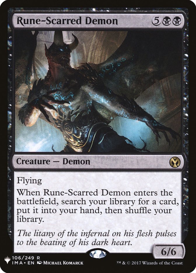 Rune-Scarred Demon [Mystery Booster] | RetroPlay Games