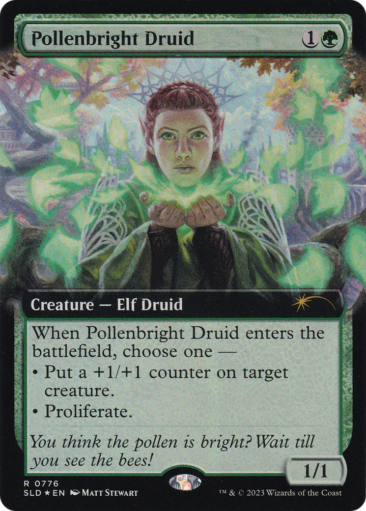 Pollenbright Druid (Extended Art) [Secret Lair Drop Series] | RetroPlay Games