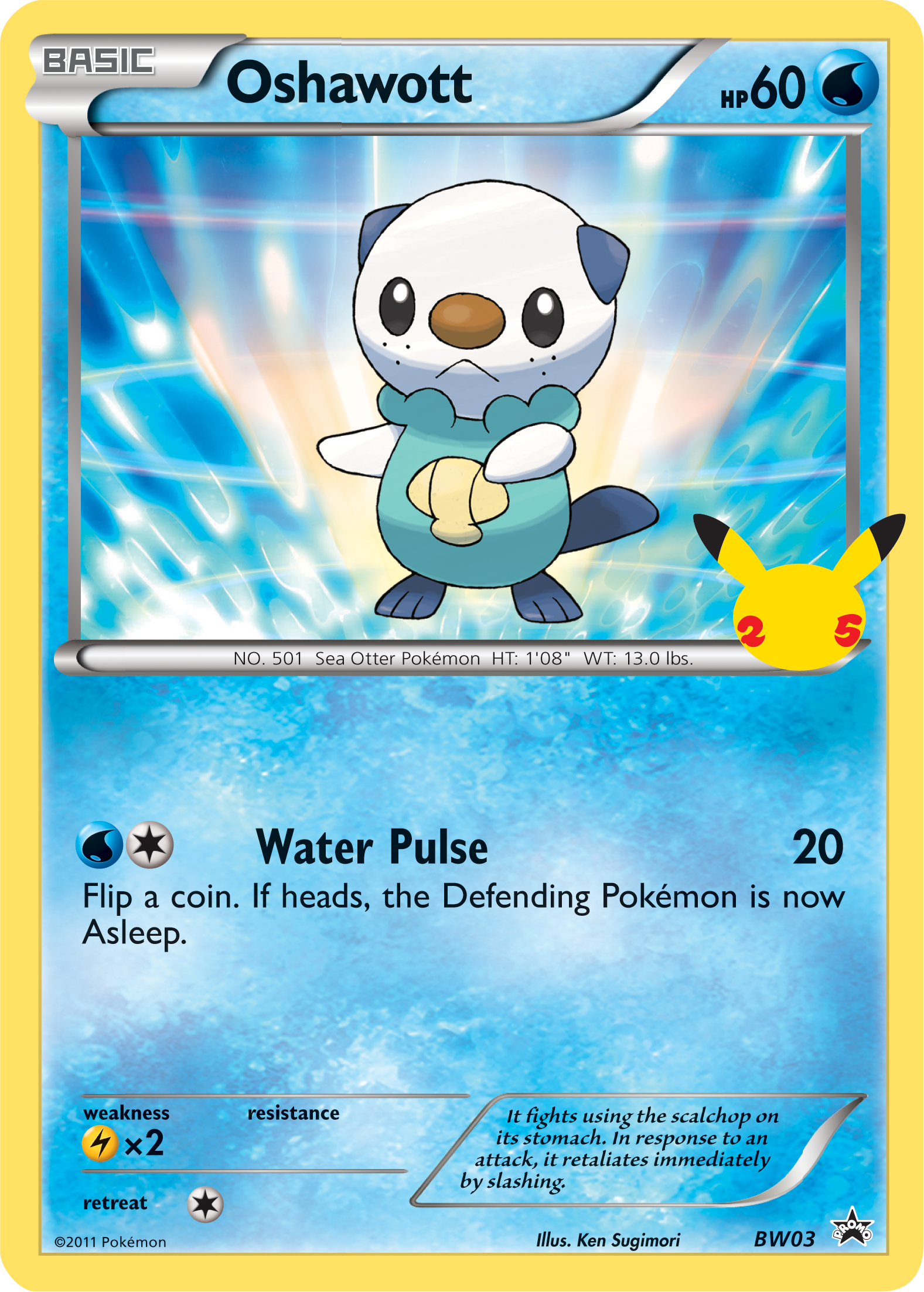 Oshawott (BW03) (Jumbo Card) [First Partner Pack] | RetroPlay Games