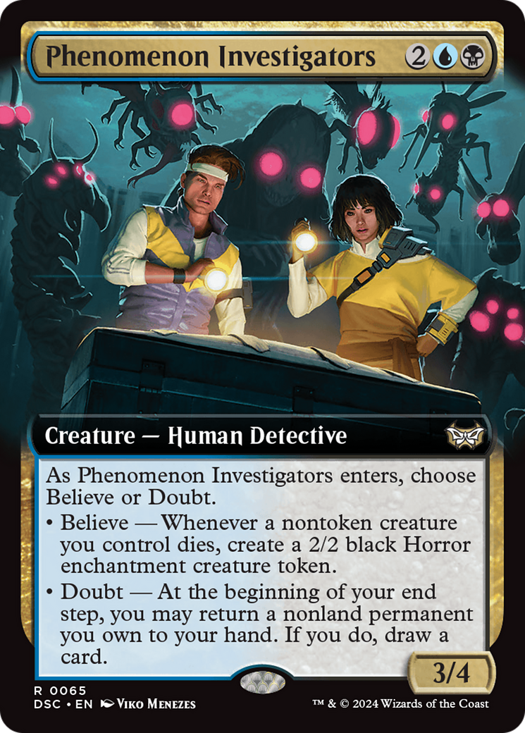 Phenomenon Investigators (Extended Art) [Duskmourn: House of Horror Commander] | RetroPlay Games