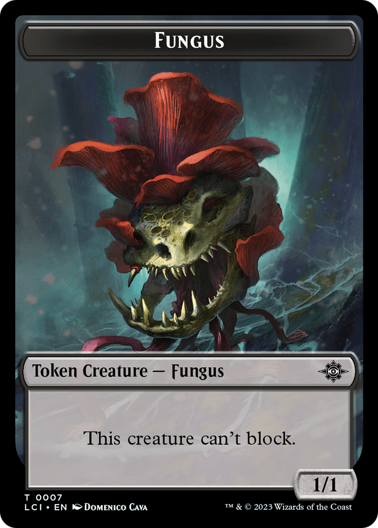 Gnome // Fungus Double-Sided Token [The Lost Caverns of Ixalan Tokens] | RetroPlay Games