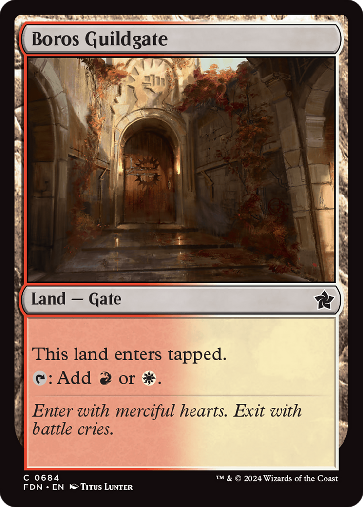 Boros Guildgate [Foundations] | RetroPlay Games