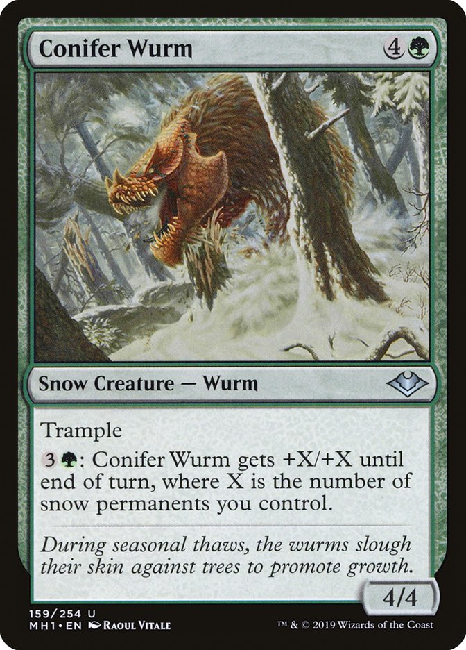 Conifer Wurm [Modern Horizons] | RetroPlay Games