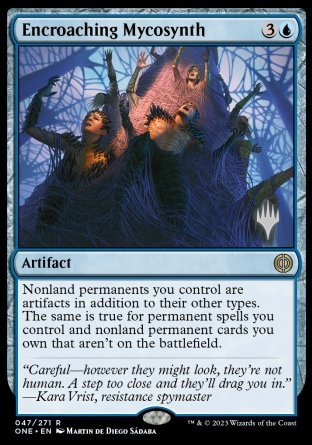 Encroaching Mycosynth (Promo Pack) [Phyrexia: All Will Be One Promos] | RetroPlay Games
