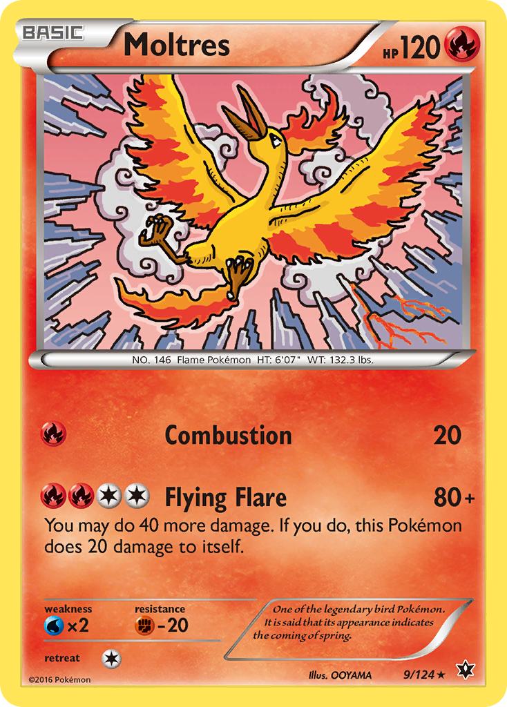 Moltres (9/124) [XY: Fates Collide] | RetroPlay Games