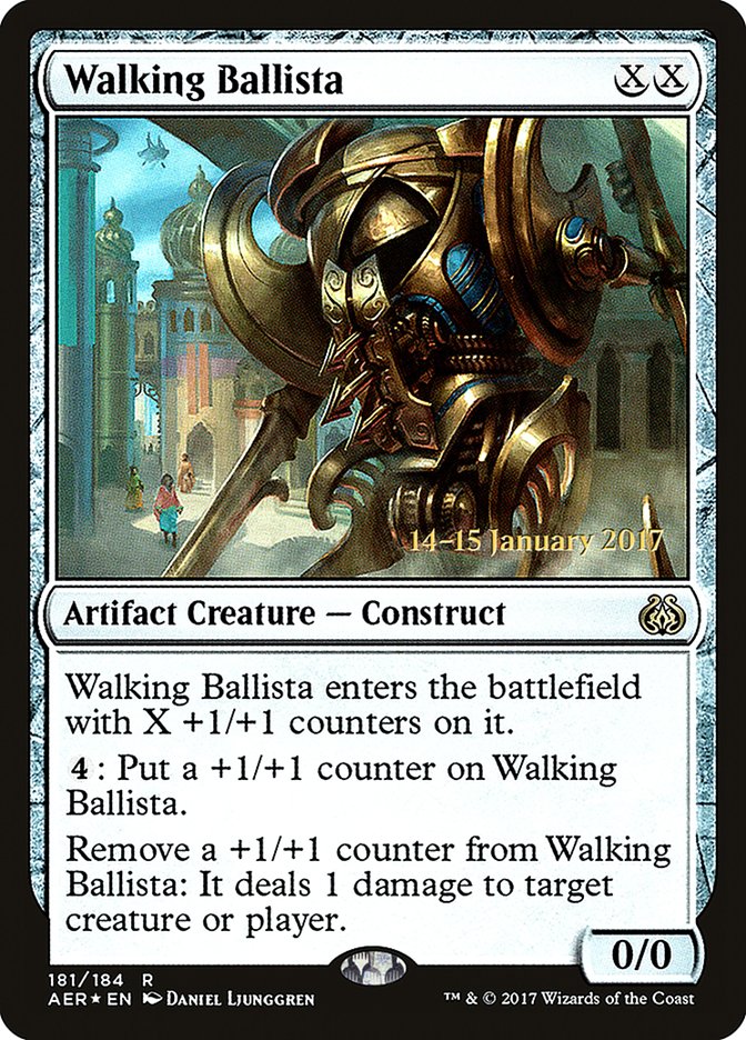 Walking Ballista [Aether Revolt Prerelease Promos] | RetroPlay Games