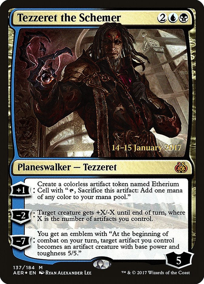 Tezzeret the Schemer [Aether Revolt Prerelease Promos] | RetroPlay Games