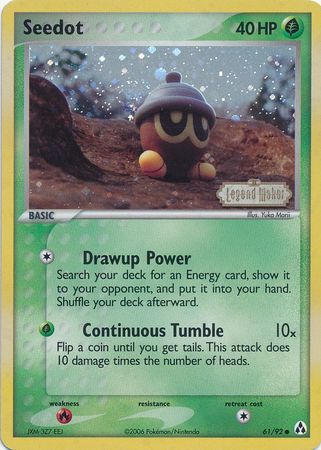 Seedot (61/92) (Stamped) [EX: Legend Maker] | RetroPlay Games