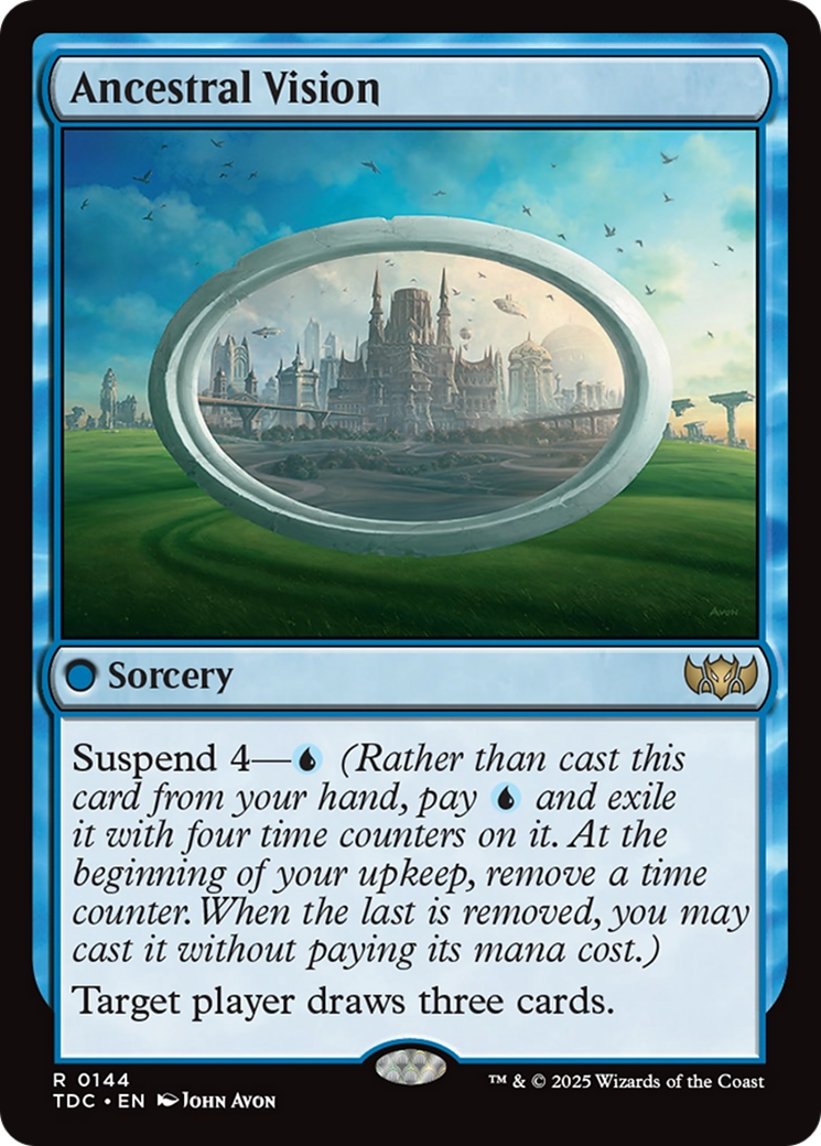 Ancestral Vision [Tarkir: Dragonstorm Commander] | RetroPlay Games