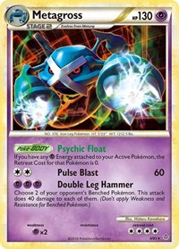 Metagross (4/95) (Cracked Ice Holo) (Theme Deck Exclusive) [HeartGold & SoulSilver: Unleashed] | RetroPlay Games