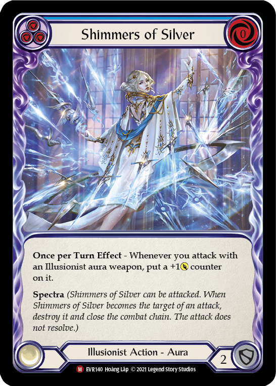 Shimmers of Silver [EVR140] (Everfest)  1st Edition Rainbow Foil | RetroPlay Games