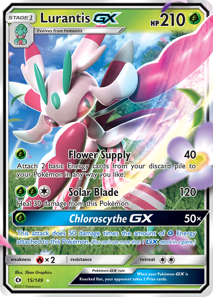 Lurantis GX (15/149) [Sun & Moon: Base Set] | RetroPlay Games