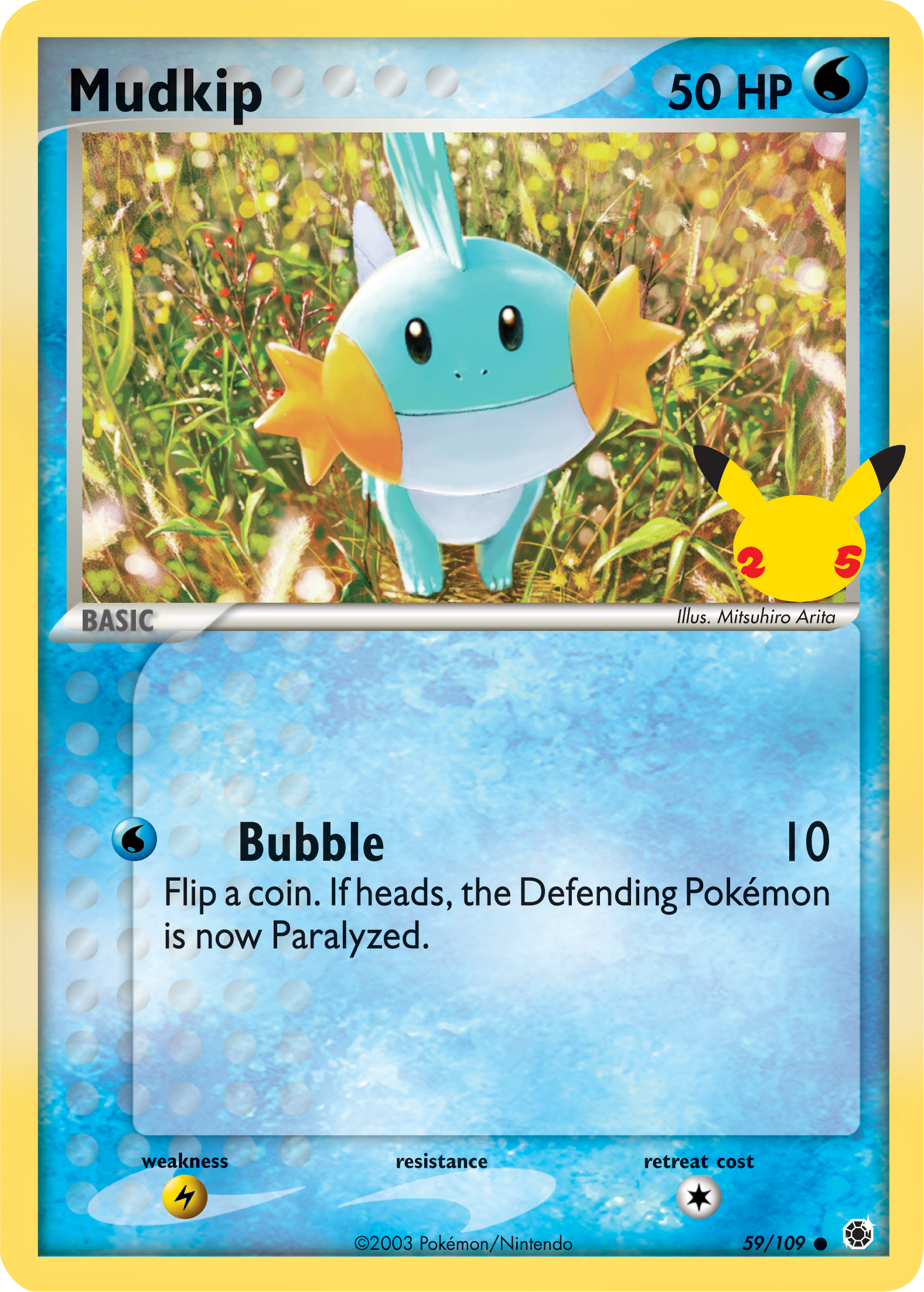 Mudkip (59/109) (Jumbo Card) [First Partner Pack] | RetroPlay Games