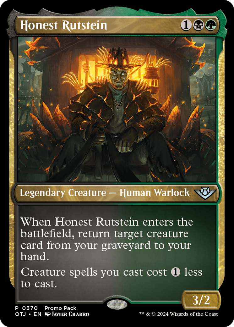 Honest Rutstein (Promo Pack) [Outlaws of Thunder Junction Promos] | RetroPlay Games