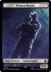 Human Rogue // Beast Double-Sided Token [Doctor Who Tokens] | RetroPlay Games