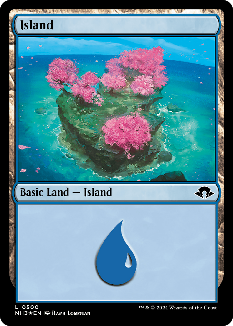 Island (0500) (Ripple Foil) [Modern Horizons 3] | RetroPlay Games