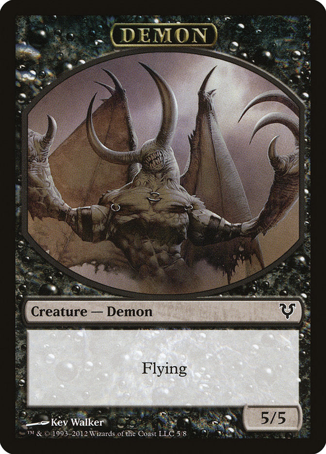 Demon Token [Avacyn Restored Tokens] | RetroPlay Games