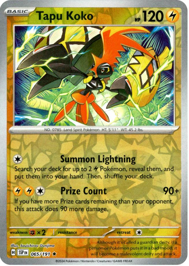 Tapu Koko (065/191) [Scarlet & Violet: Surging Sparks] | RetroPlay Games