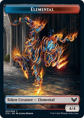 Elemental // Pest Double-Sided Token [Strixhaven: School of Mages Tokens] | RetroPlay Games