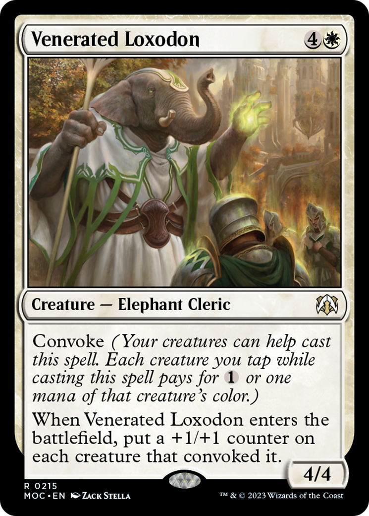 Venerated Loxodon [March of the Machine Commander] | RetroPlay Games