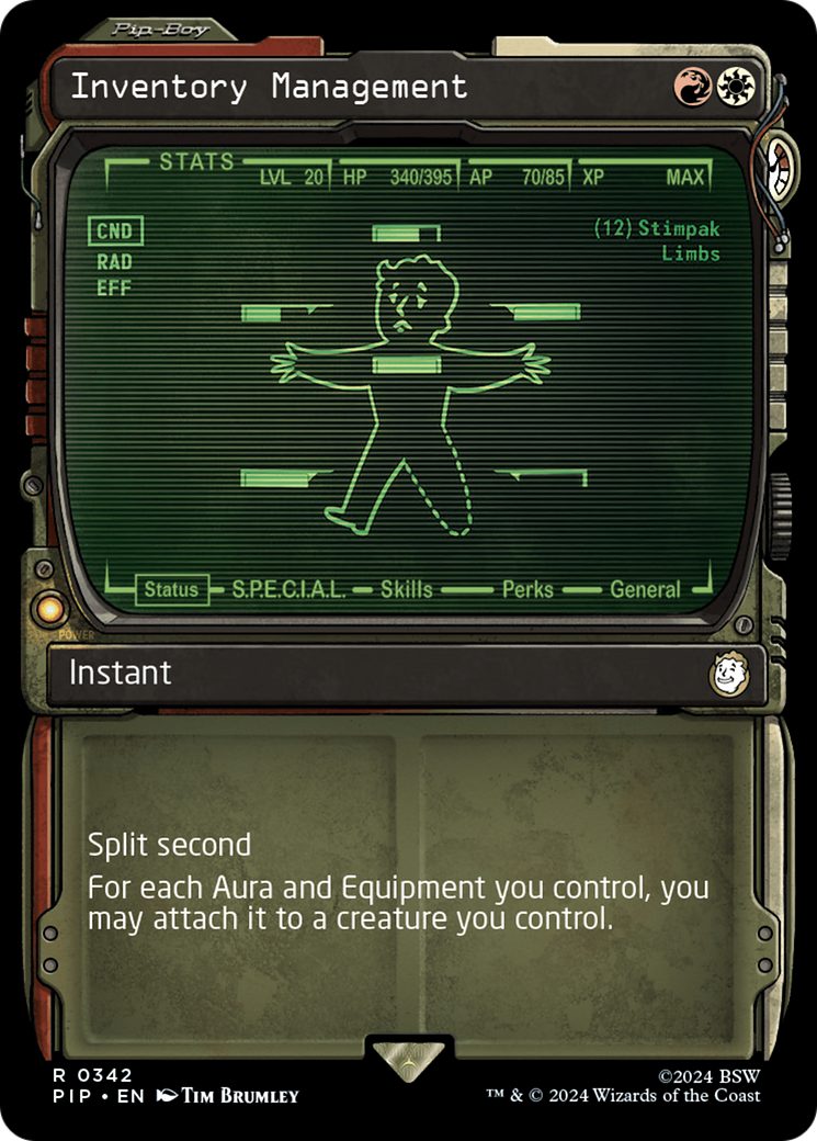 Inventory Management (Showcase) [Fallout] | RetroPlay Games